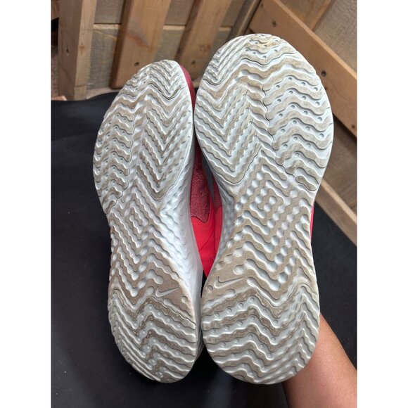 Nike Odyssey React 2 Flyknit Running Shoes AH1016-800 Ember Glow Red Size 10 - Picture 9 of 10